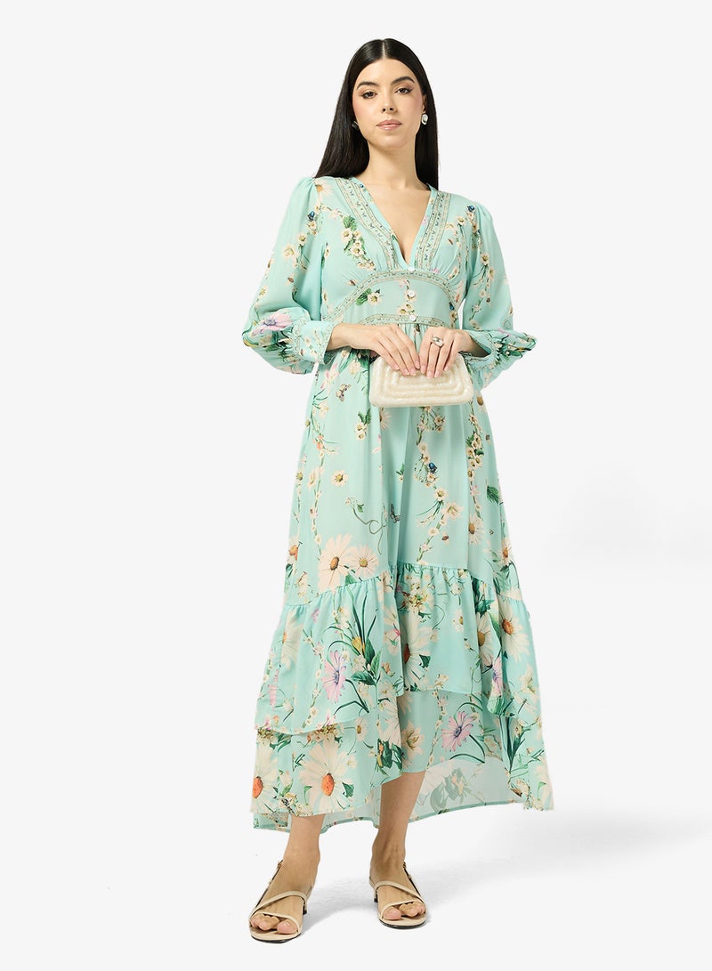 ايلا فستان - مطبوع - Image 4